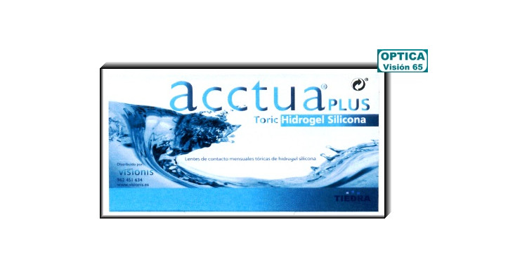Acctua PLUS Toric Hidrogel Silicona (6 Lentillas)
