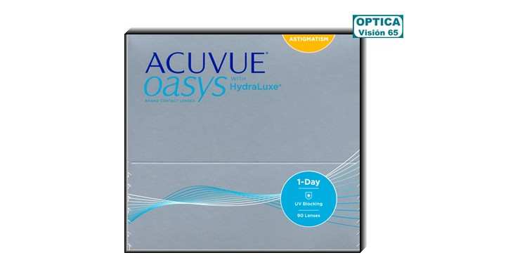 Acuvue Oasys 1-Day For Astigmatism (90 Lentillas + 5 Gratis)