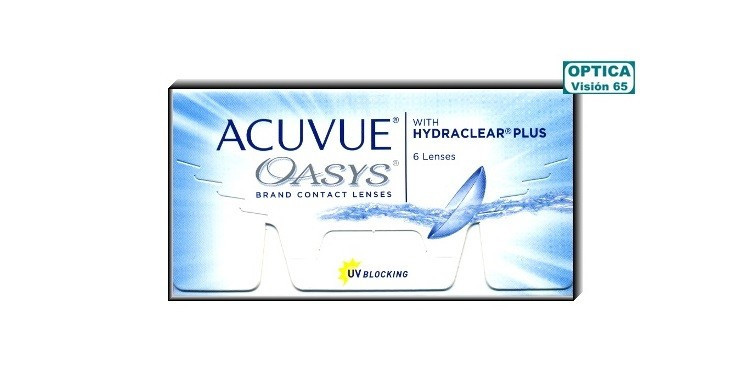 Acuvue Oasys with Hydraclear Plus (6 Lentillas + 1 Gratis)