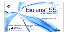 Biolens 55 Alta Definición (6 Lentillas)