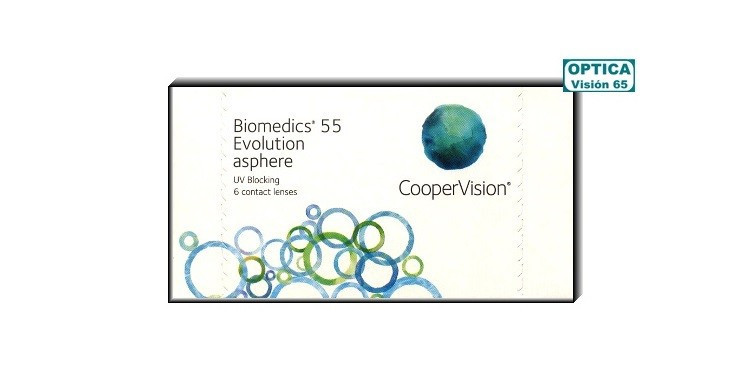 Biomedics 55 Evolution (6 Lentillas + 1 Gratis)