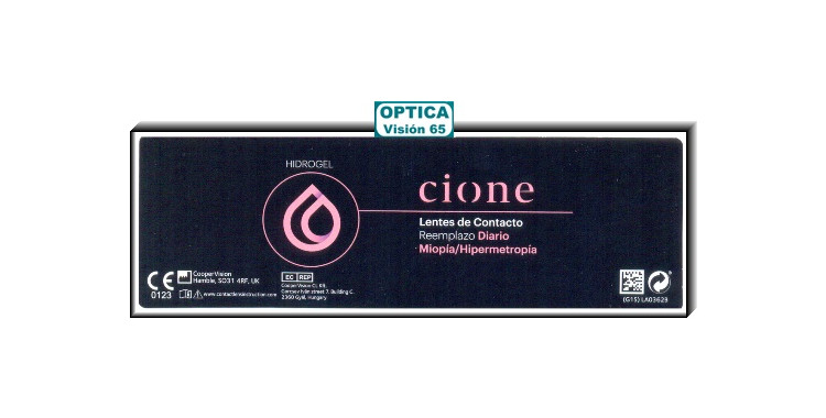 Cione HIDROGEL Diaria - Miopía-Hipermetropía (30 Lentillas)