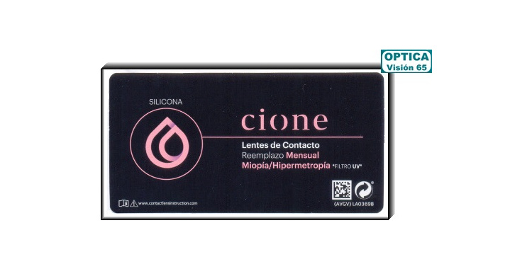 Cione SILICONA Mensual - Miopía-Hipermetropía (6 Lentillas)