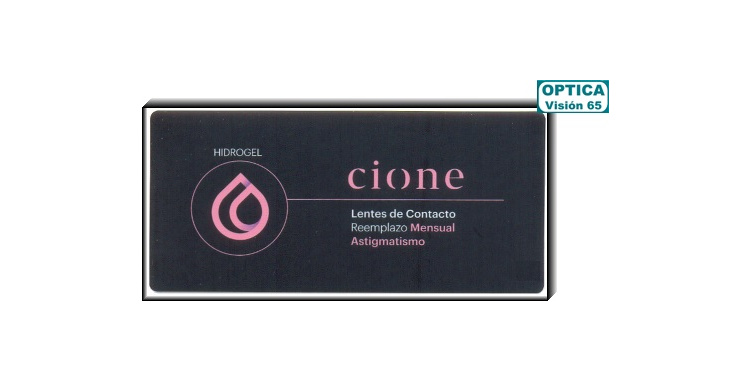 Cione HIDROGEL Mensual - Astigmatismo (3 Lentillas)