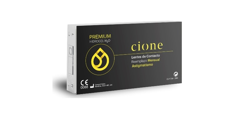 Cione PREMIUM HIDROGEL H2O Mensual - Astigmatismo (6 Lentillas)