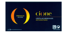 Cione PREMIUM SILICONA Mensual - Astigmatismo (6 Lentillas) 2x3 Pack