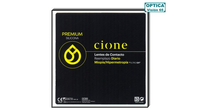 Cione PREMIUM SILICONA Diaria - Miopía-Hipermetropía (90 Lentillas)