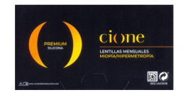 Cione PREMIUM SILICONA Mensual - Miopía-Hipermetropía (6 Lentillas)
