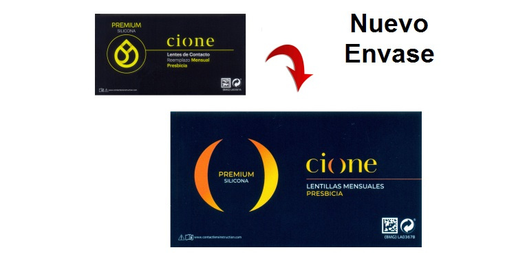 Cione PREMIUM SILICONA Mensual - Presbicia (6 Lentillas)
