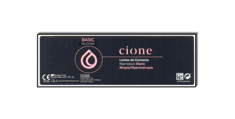 Cione SILICONA Diaria - Miopía-Hipermetropía (30 Lentillas)