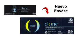 Cione TECHNO SILICONA Diaria - Miopía-Hipermetropía (30 Lentillas)