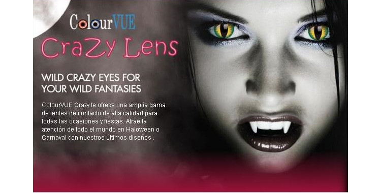 ColourVUE Crazy Lens graduadas (2 Lentillas)