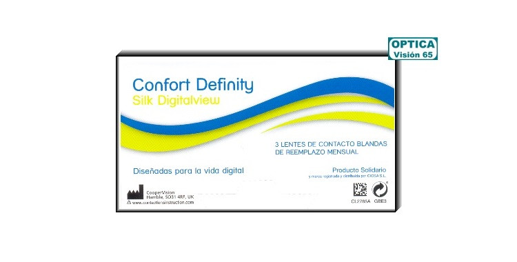 Confort Definity Silk Digitalview (3 Lentillas)