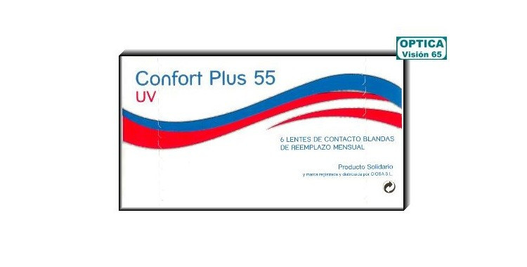 Confort Plus 55 UV (6 Lentillas)