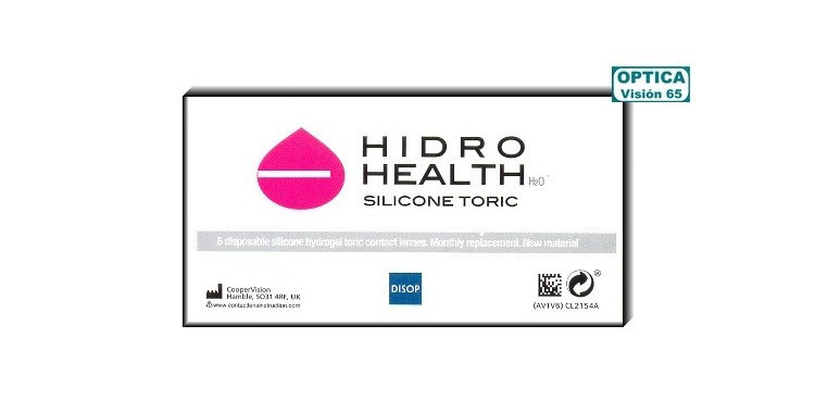 Hidro Health H2O Silicone Toric (6 Lentillas + 1 Gratis)