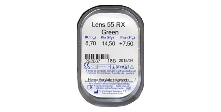 Lens 55 Colors Fantasía Rx (1 Lentilla)
