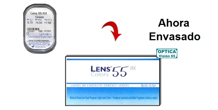 Lens 55 Colors Rx (1 Lentilla)