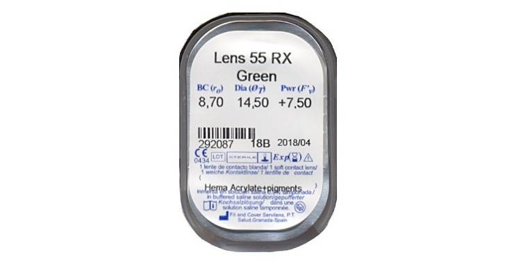 Lens 55 Colors Rx (1 Lentilla)