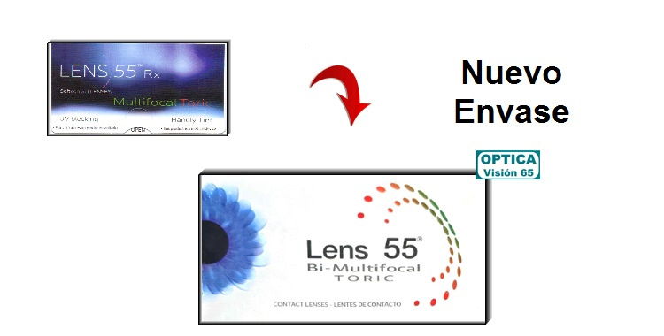 Lens 55 Bi-Multifocal Toric (3 Lentillas) - Lens 55 Multifocal Toric Rx (3 Lentillas)