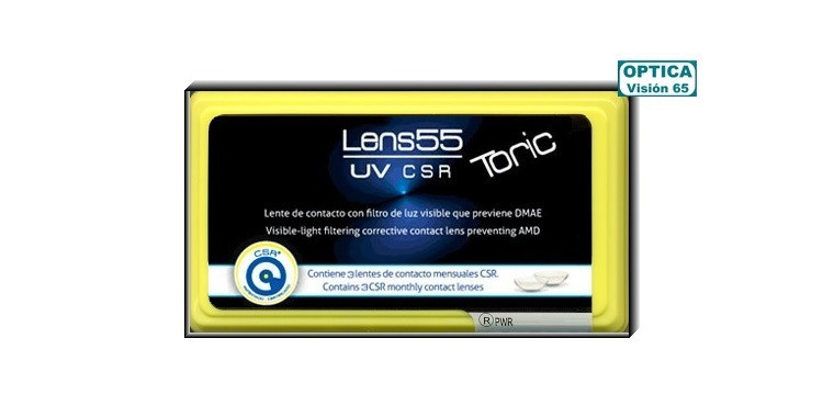 Lens 55 UV CSR Toric (3 Lentillas)