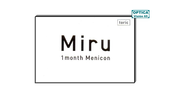 Miru 1 Month Menicon For Astigmatism (6 Lentillas + 1 Gratis)