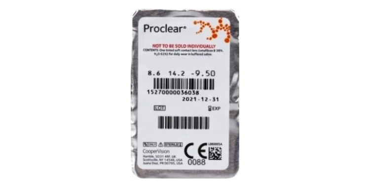 Proclear (3 Lentillas) - Omafilcon B PC Sphere (3 Lentillas)