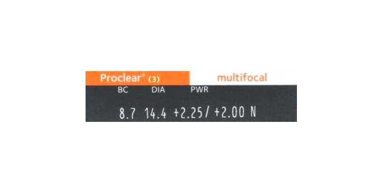 Proclear Multifocal (3 Lentillas) - Omafilcon B PC Multifocal (3 Lentillas)