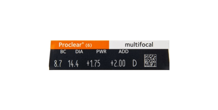 Proclear Multifocal (6 Lentillas + 1 Gratis) - Omafilcon B PC Multifocal (6 Lentillas + 1 Gratis)