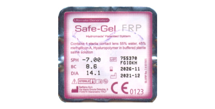 Safe-Gel FRP (6 Lentillas)
