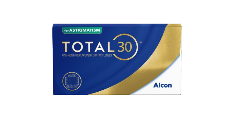 TOTAL 30 For Astigmatism (3 Lentillas)