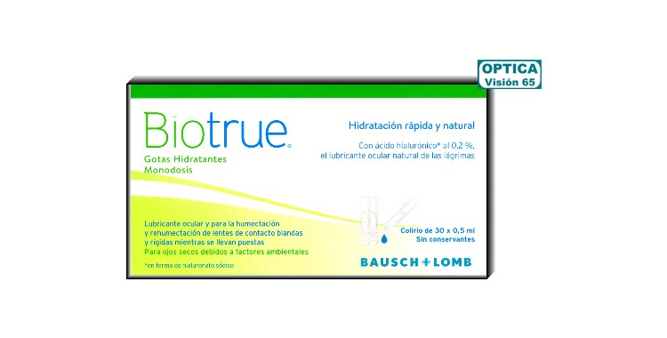 Biotrue Gotas Hidratantes (Gotas Humectantes) Monodosis 30 x 0.5ml 