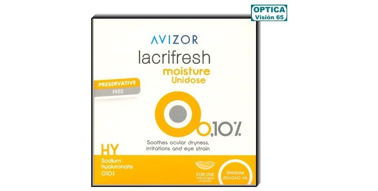Lacrifresh Moisture Unidose 0,10% 20 x 0.40ml
