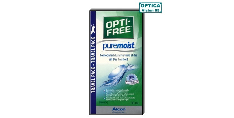 Opti-Free Pure Moist 90ml - Kit de Viaje
