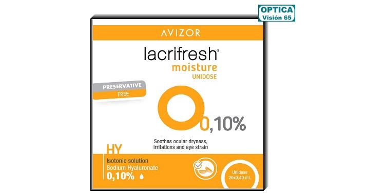 Lacrifresh Moisture Unidose 0,10% 20 x 0.40ml - OUTLET