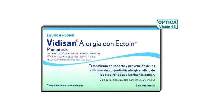 Vidisan Alergia con Ectoin 20 x 0.5ml